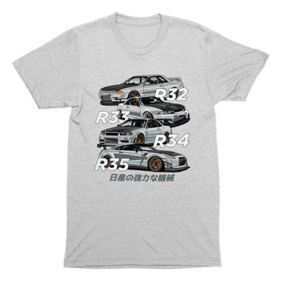 GTR R32 R33 R34 R35 T-shirt